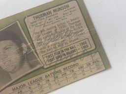 Appears to be Signed Rookie Thurman Munson Baseball Card