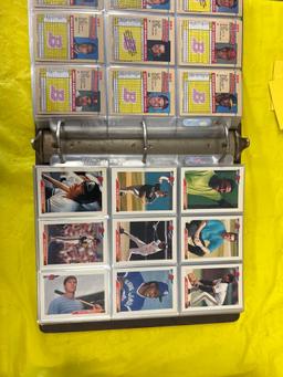 Large Binder Collection Of Older Bowman Baseball Cards