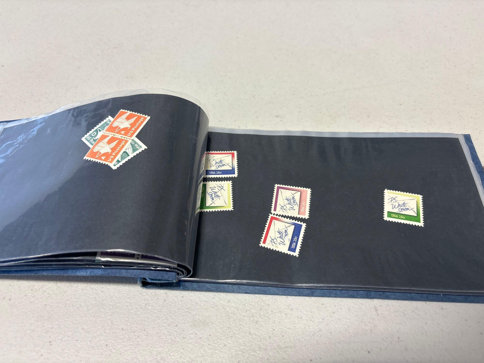 Assortment of Stamps - Quarterback 70s Book