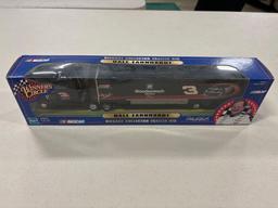 Dale Earnhardt and Dale Earnhardt Jr Die Cast Trailer Rig