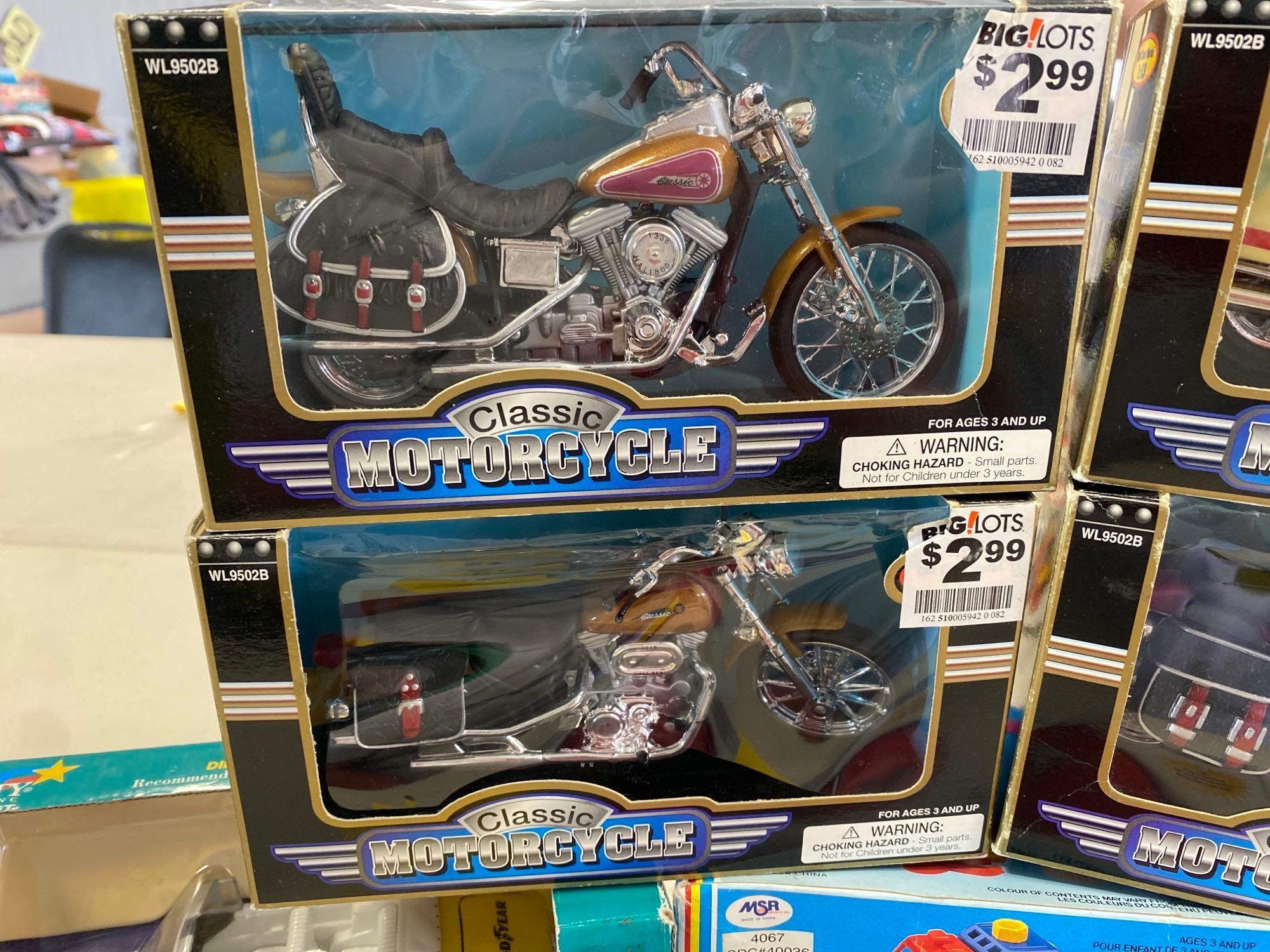 Assorted Model Cars - Motorcycles