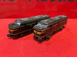 (2) Lionel 2032 Erie Alco AA Locomotives