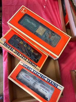Lot Of Lionel Tank Cars And Box Car