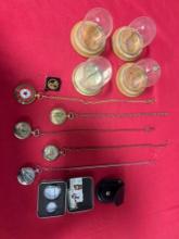 Assortment Of Pocket Watches And Displays
