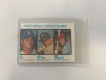 1973 Rookie Third Basemen Ron Cey John Hilton and Mike Schmidt Baseball Card