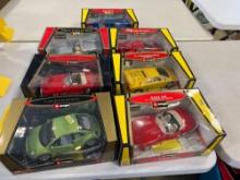 Burago Diecast Collection 9 Cars