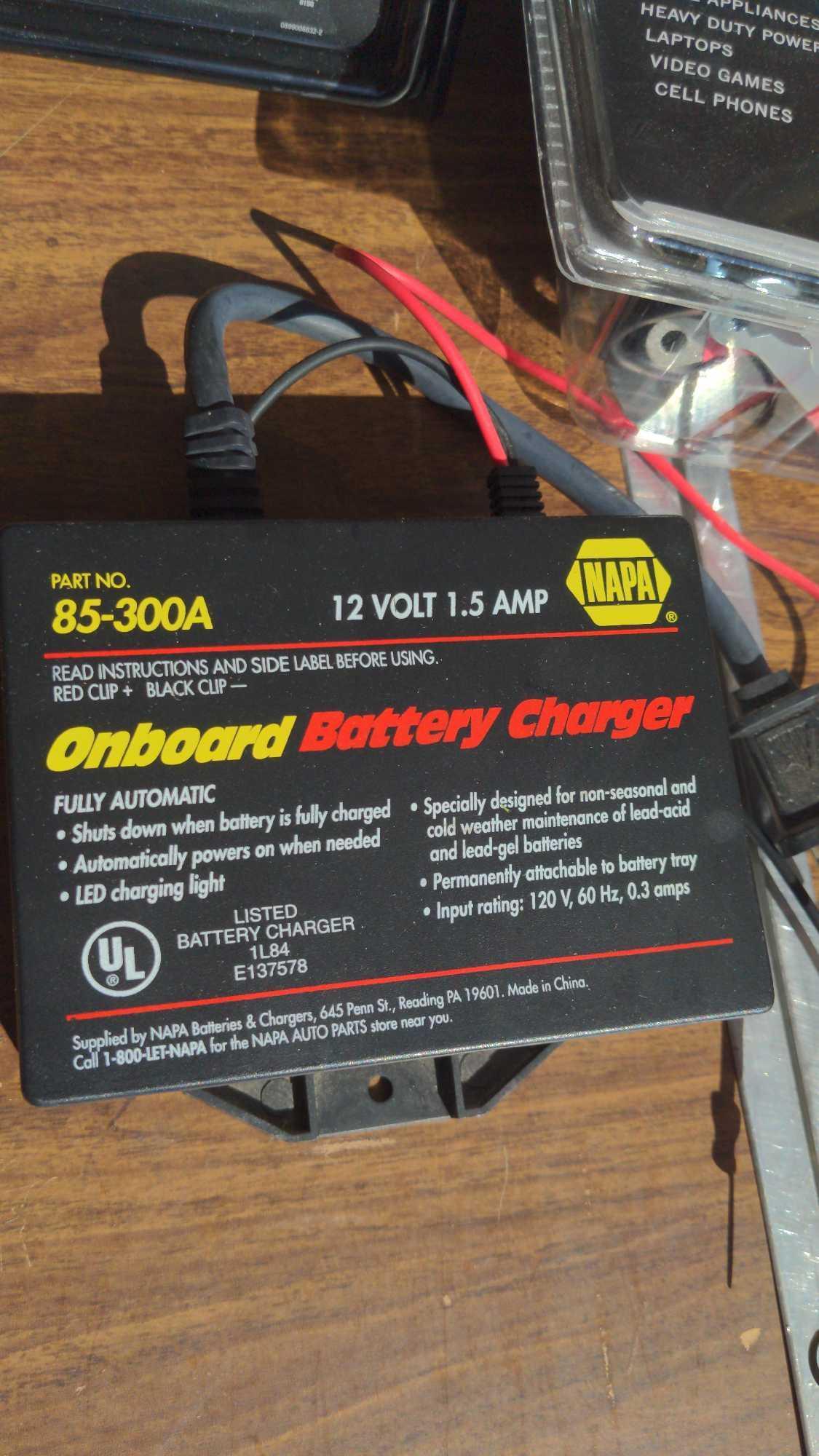 Battery Tester, Charger, Portable Power, & Power Inverter lot