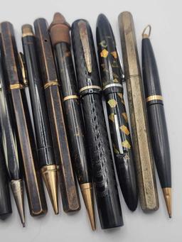 (11) antique & vintage fountain / dip pens & mechanical pencils