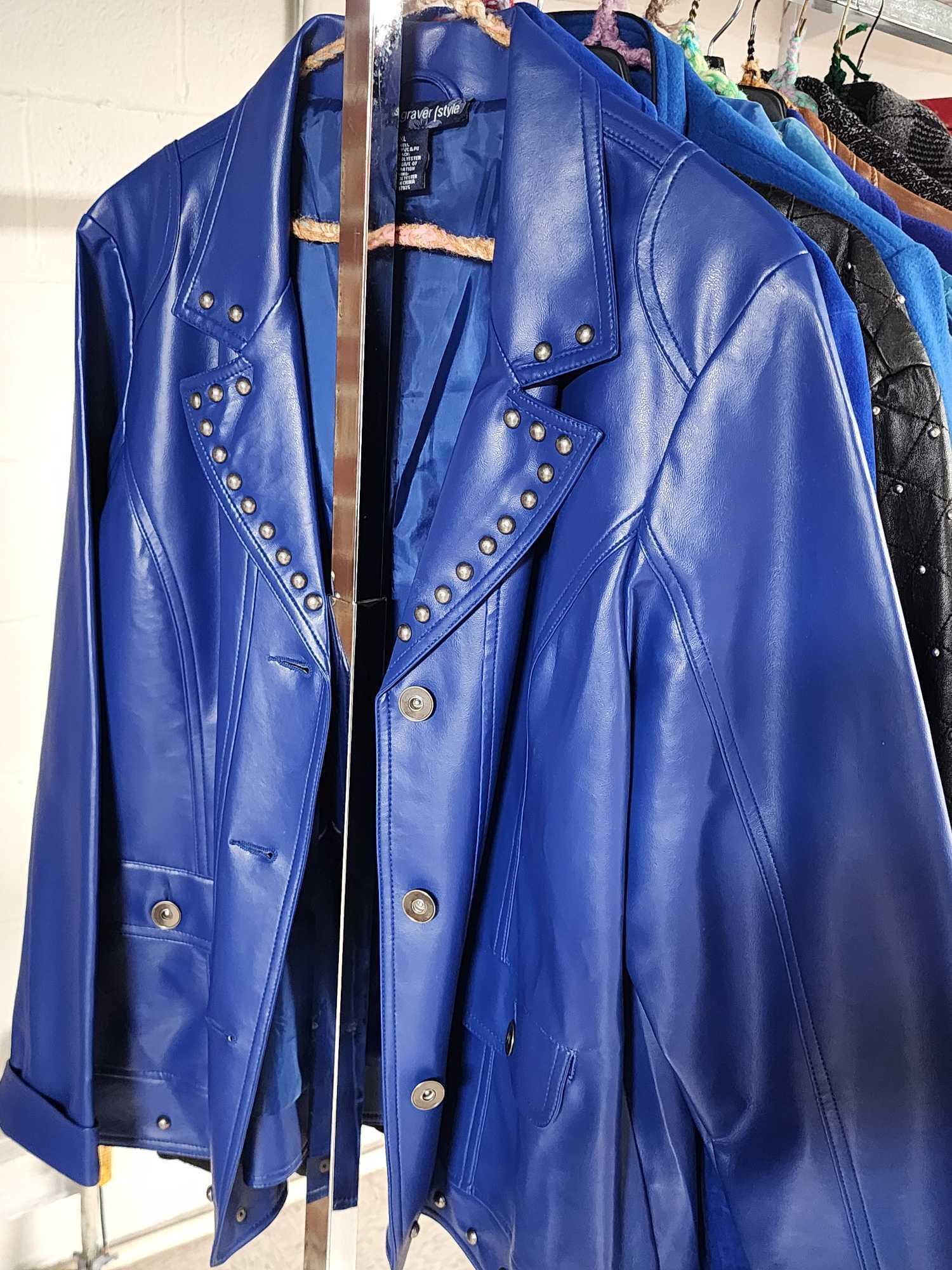 (11) ladies designer jackets, x large