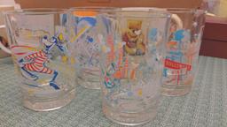 Japanese Porcelain Vase, Brass Grasshopper paperweight, & collectible glassware