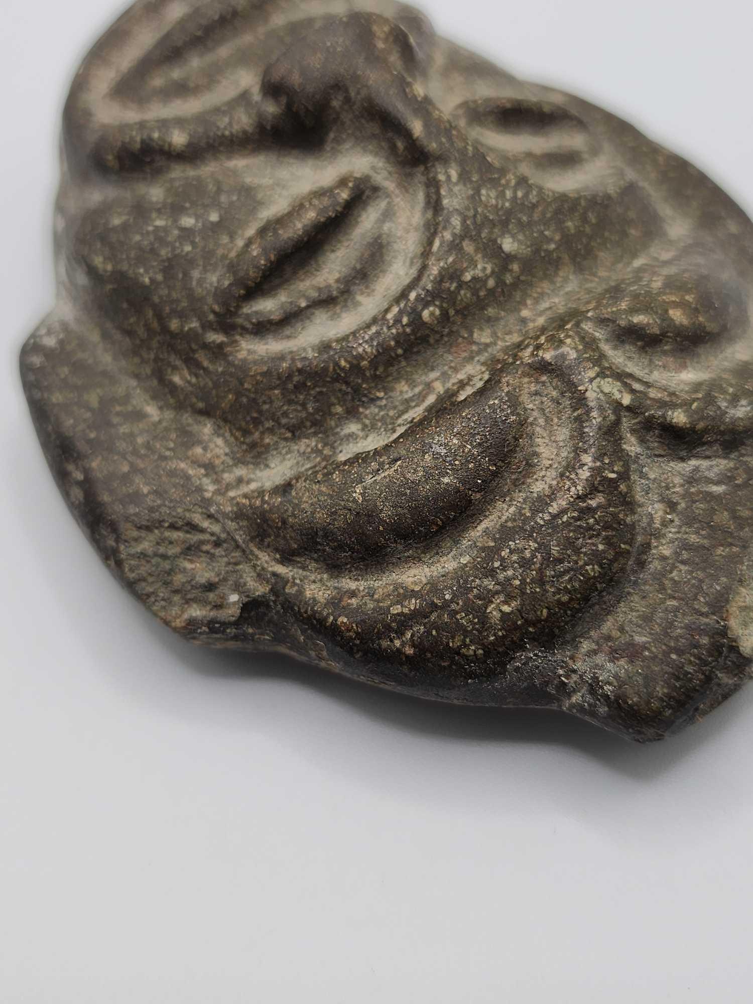 Pre Columbian Olmec or Teotihuacan stone face carving, authentic?