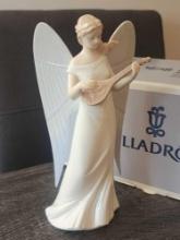 Gorgeous Lladro porcelain angel figurine in box