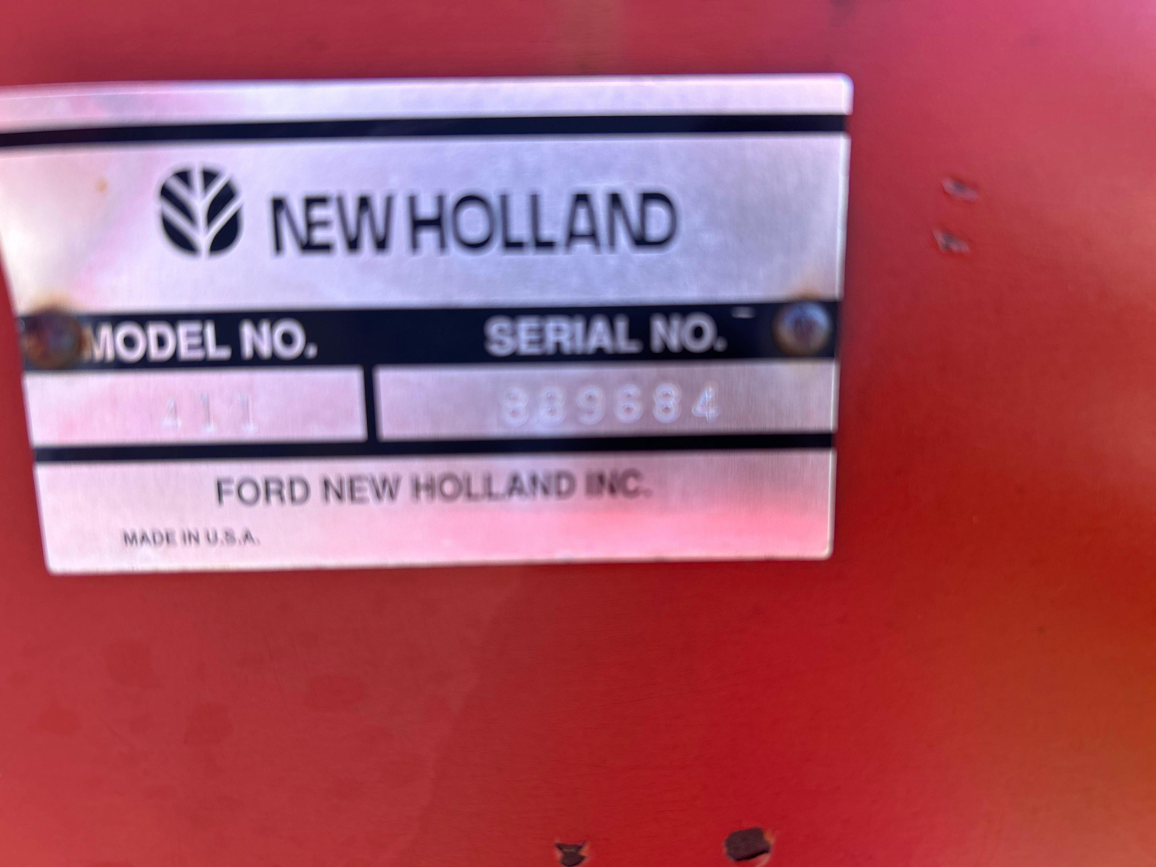 New Holland 411 disbine