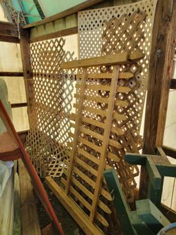 8ft Fence, lattice pieces, Newer Fence 6.5ft
