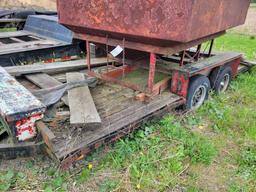 20ft Tandem Axel Equipment Trailer