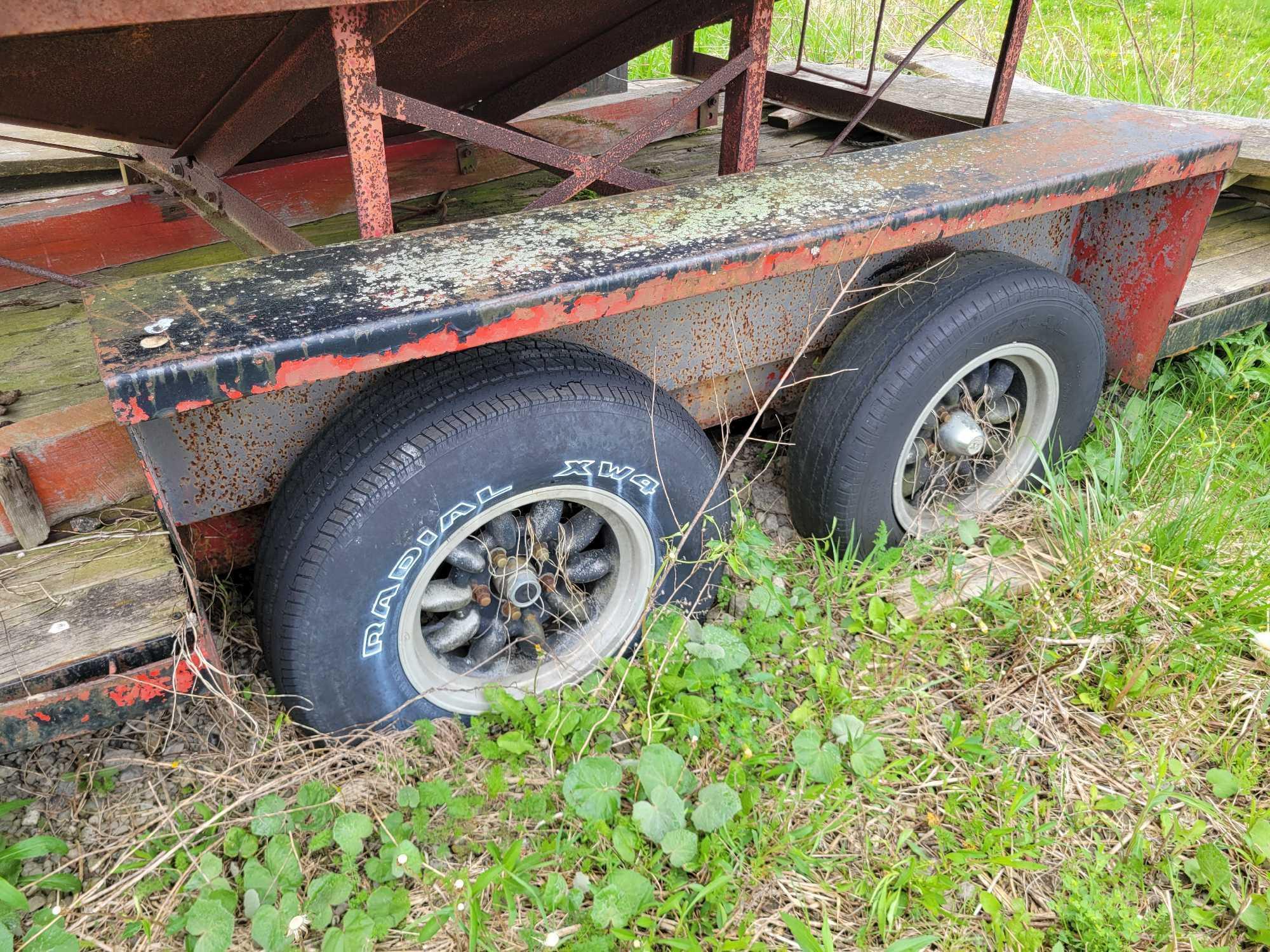 20ft Tandem Axel Equipment Trailer