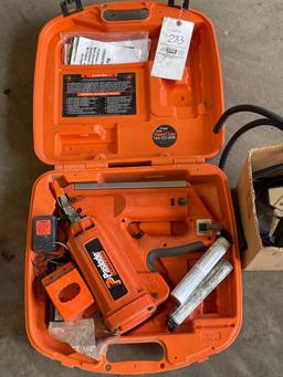 Paslode cordless nail gun, stable guns