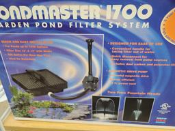 New Pondmaster 1700 Garden Pond Filter System