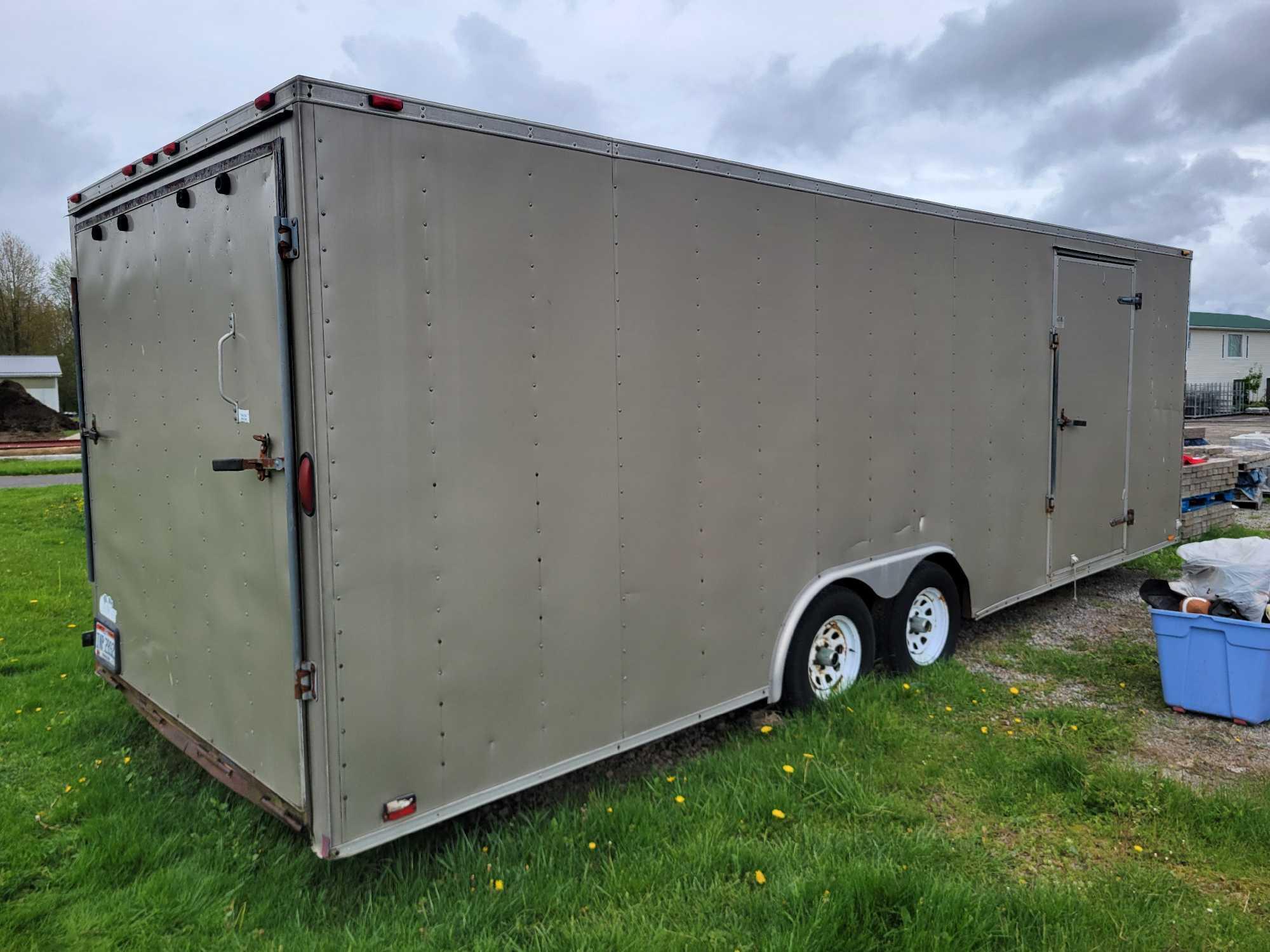 24ft Cargo Mate Enclosed Trailer with 5ft Extended Tongue