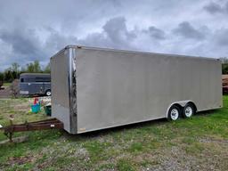 24ft Cargo Mate Enclosed Trailer with 5ft Extended Tongue