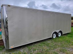 24ft Cargo Mate Enclosed Trailer with 5ft Extended Tongue