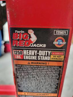 Big Red 1250lb Engine Stand