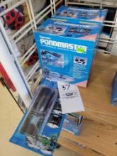 New Pondmaster Submersible Halogen Pond Lights with mini fountain kit bid x 2