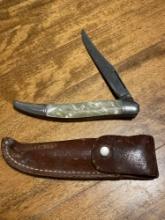 Pocketknife with sheath/belt clip