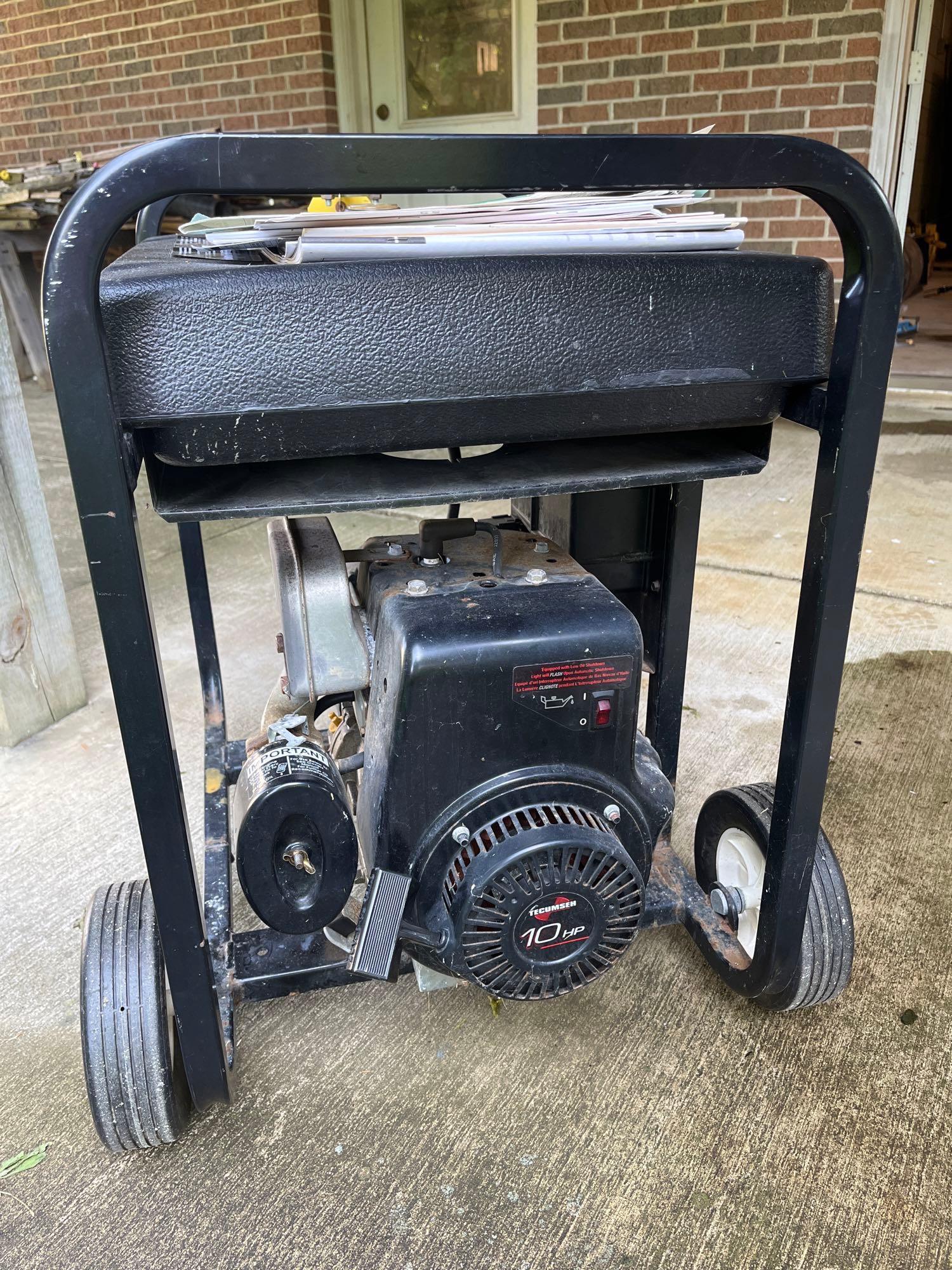 Generac 5000 Watt Generator, runs