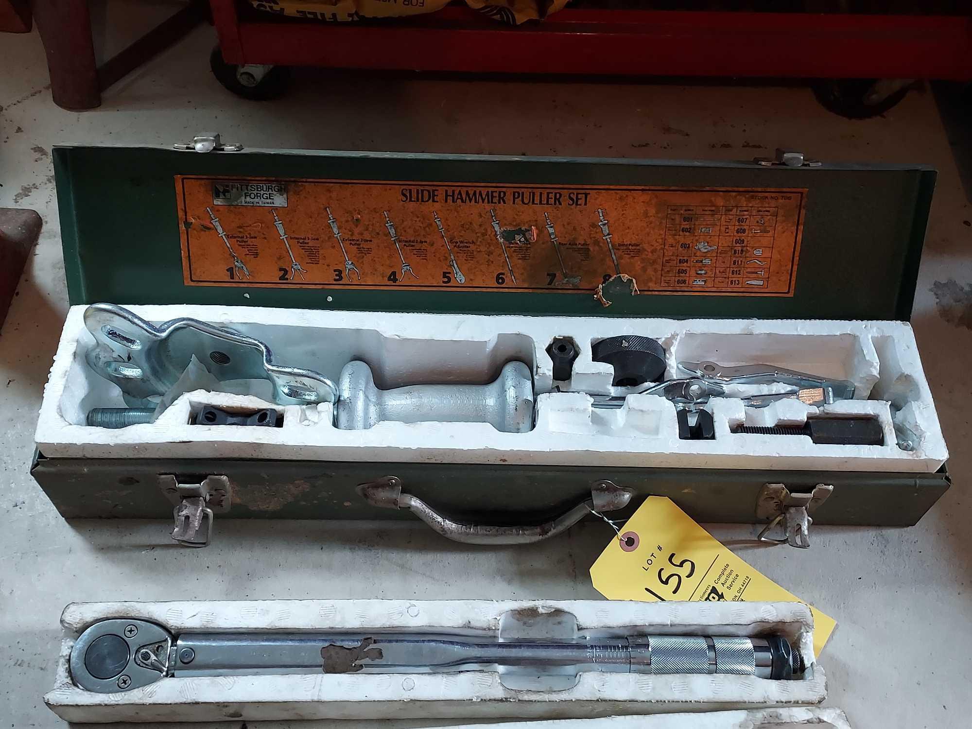 Pittsburgh Forge Slide Hammer Set & 2 Torque Wrenches