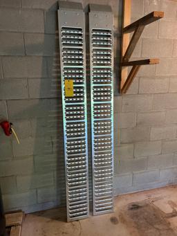2 Haulmaster 1/2 Ton Capacity Steel Loading Ramps