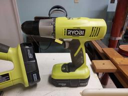 Ryobi 18V Lithium-Ion Drill & Circular Saw Set w/ Batteries & Charger