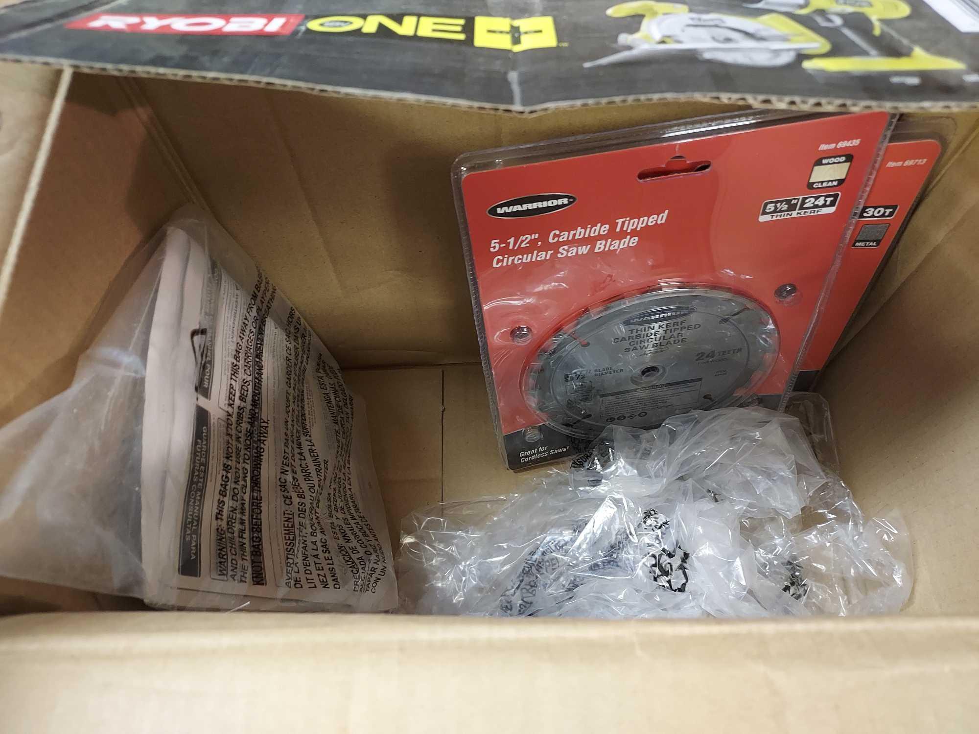 Ryobi 18V Lithium-Ion Drill & Circular Saw Set w/ Batteries & Charger