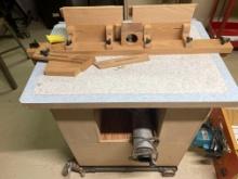 Homemade Router Table w/ Freud 1/2 In. Comes with Router & Router Related Contents, 80+ router bits