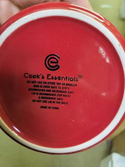 Cooks Essentials 22oz stoneware mugs