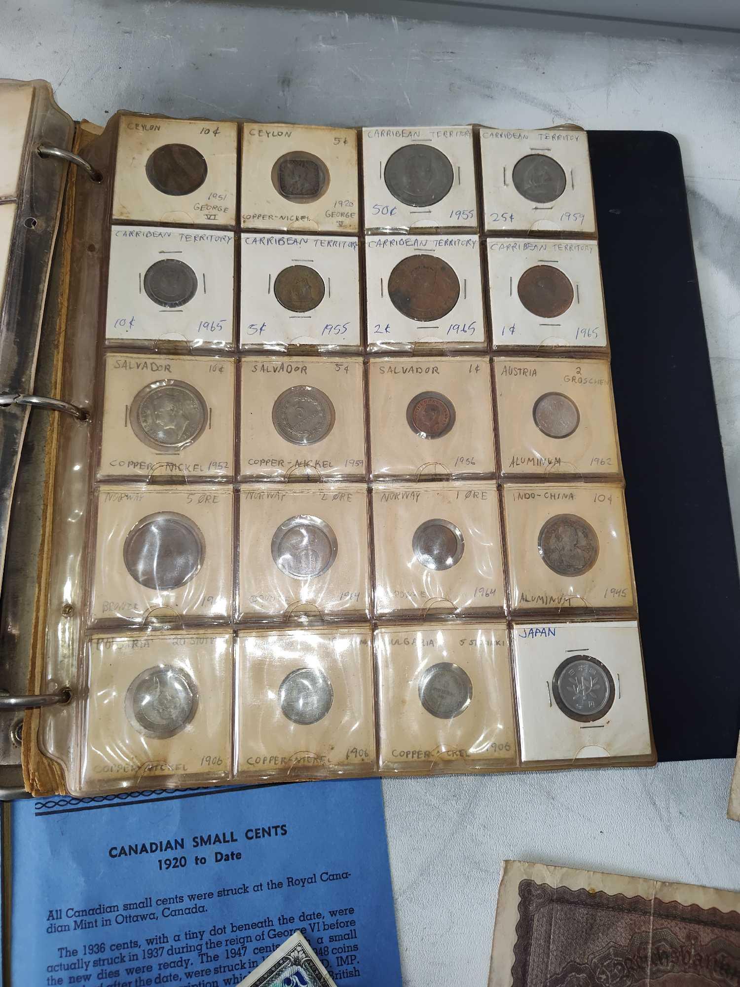 Lot Of Forgein Coins Money