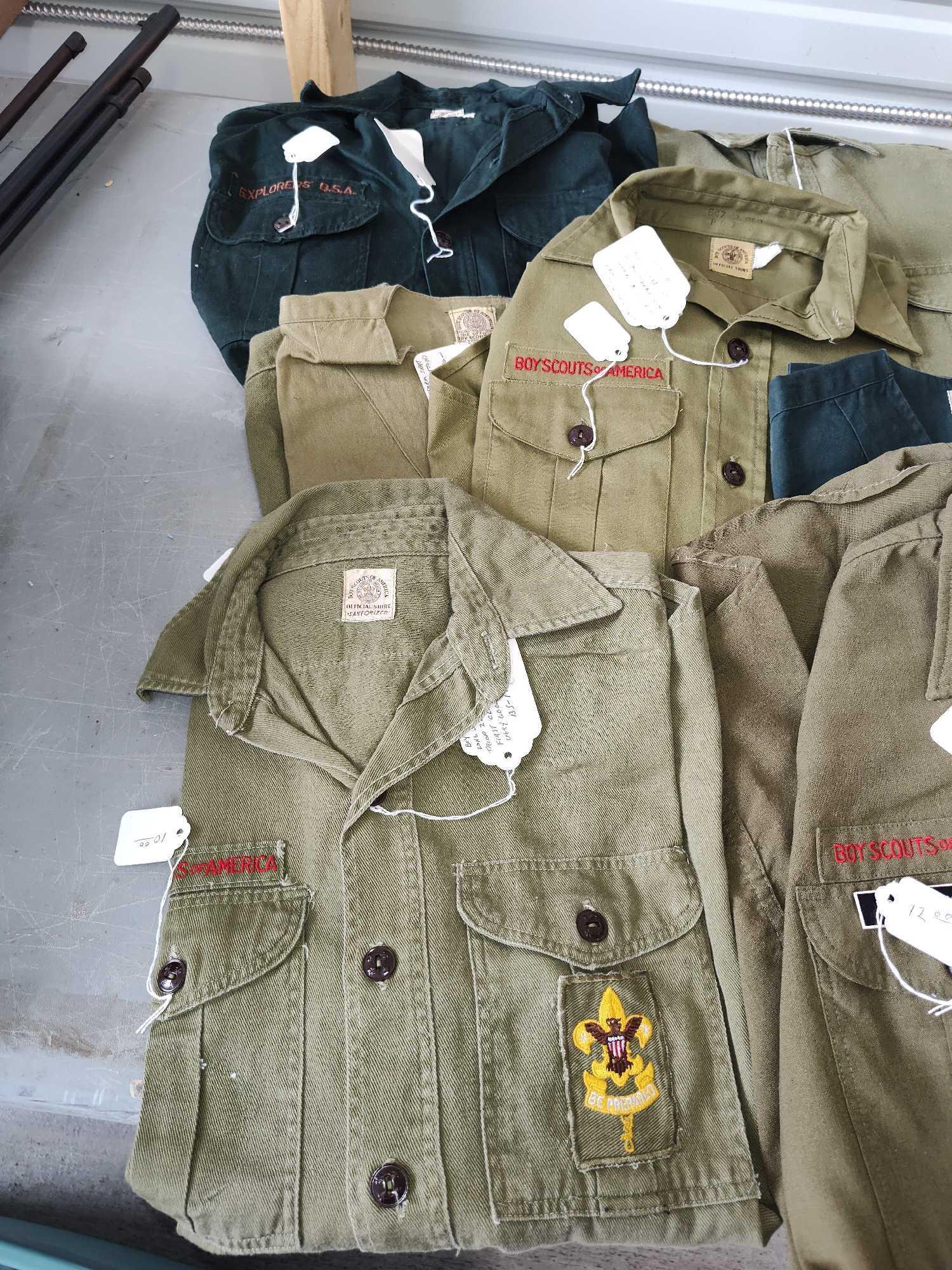 Vintage Boy Scout Shirts,