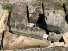 Pallet of Sandstone Landscaping Rock