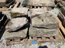 Pallet of Sandstone Landscaping Rock