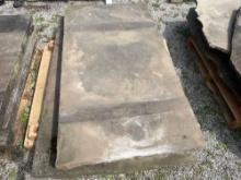 (2) Sandstone Landscaping Slabs