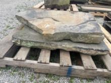 (2) Sandstone Landscaping Slabs