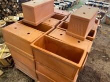 Pallet Of Italian Terra Cotta Flower Pots