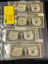 Assorted $1 Silver Certificates (16)