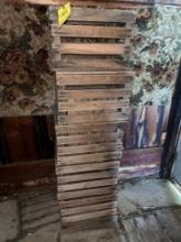 (7) Wood Apple Crates