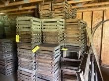 Assorted Wood Apple Crates