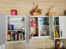 Cabinet contents, Sprays, Baskets