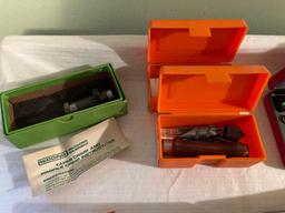 reloading supplies, firearm screwdrivers, etc