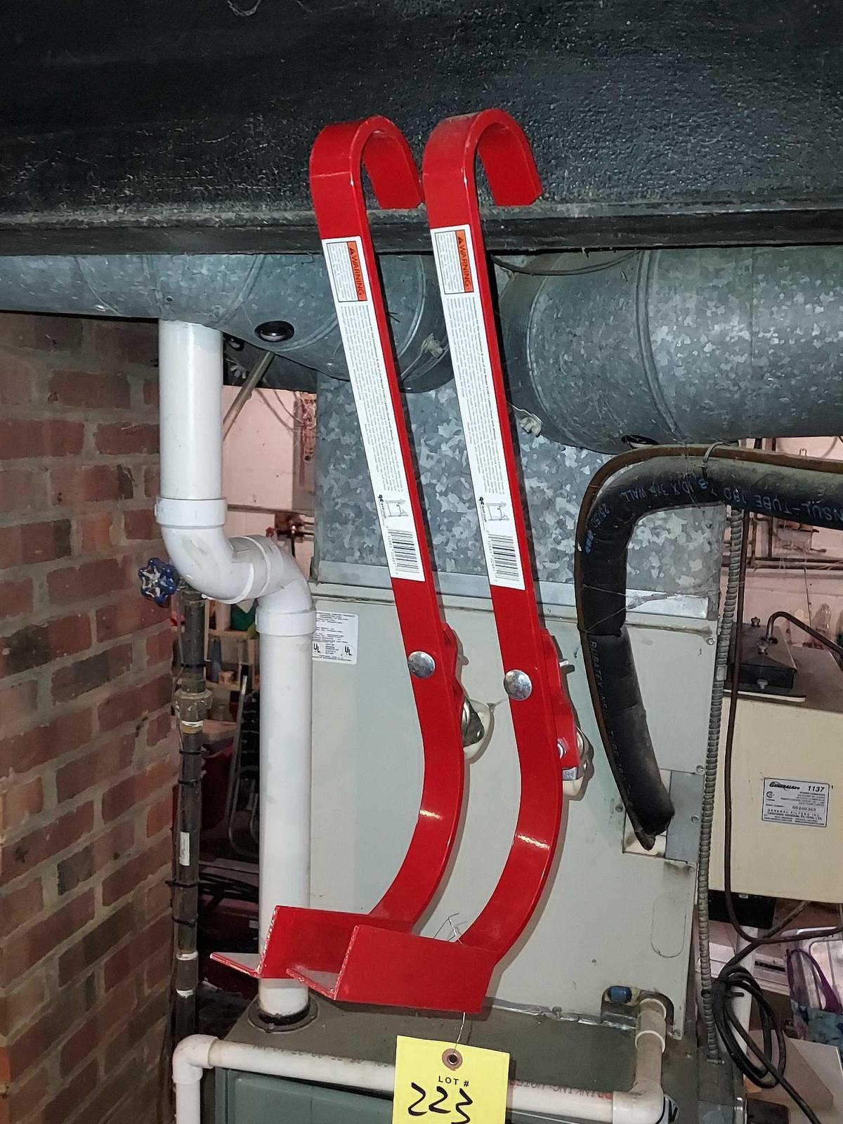 (2) Wheeled Ladder Hooks