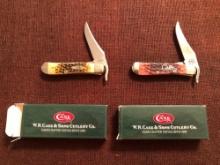 Pair of Case XX Russlock knives
