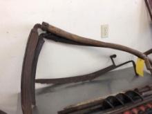 two scythe and hay knife